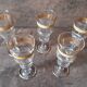 Lot de 5 verres digestif  vintage