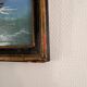 Old Oil Painting Wood Panel Great Eastern by Brunel Marine