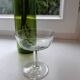 Lot of 8 60s crystal champagne glasses