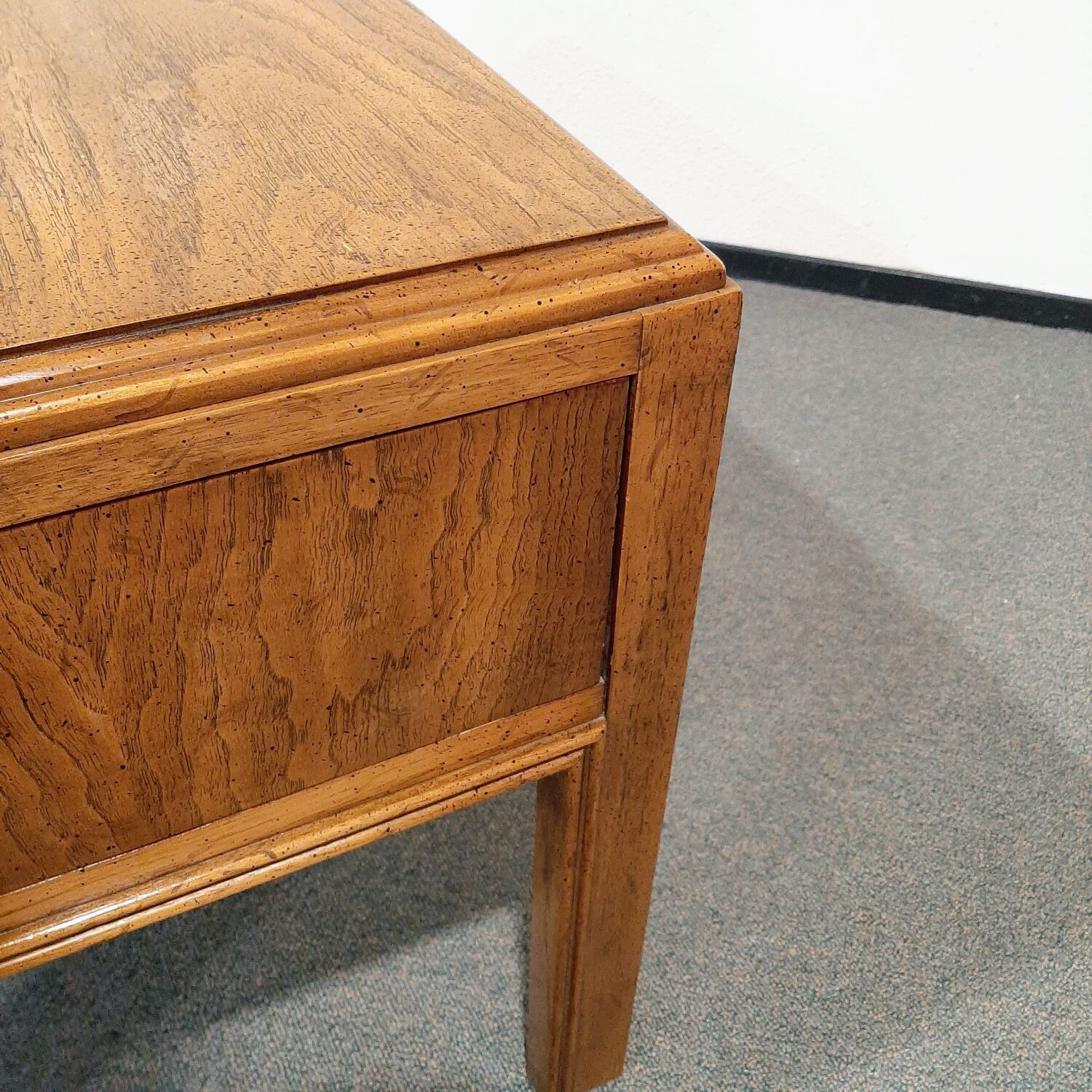 Vintage Drexel walnut bedside table, 1960