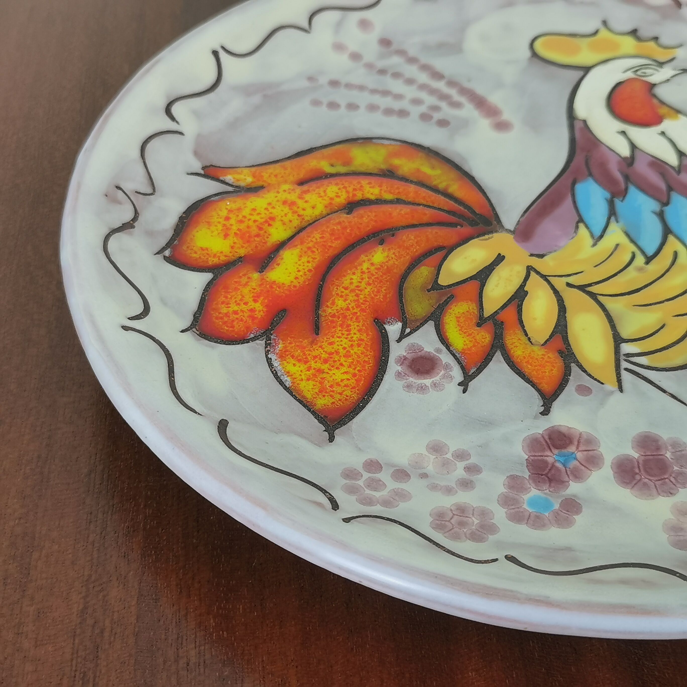 Rooster plate