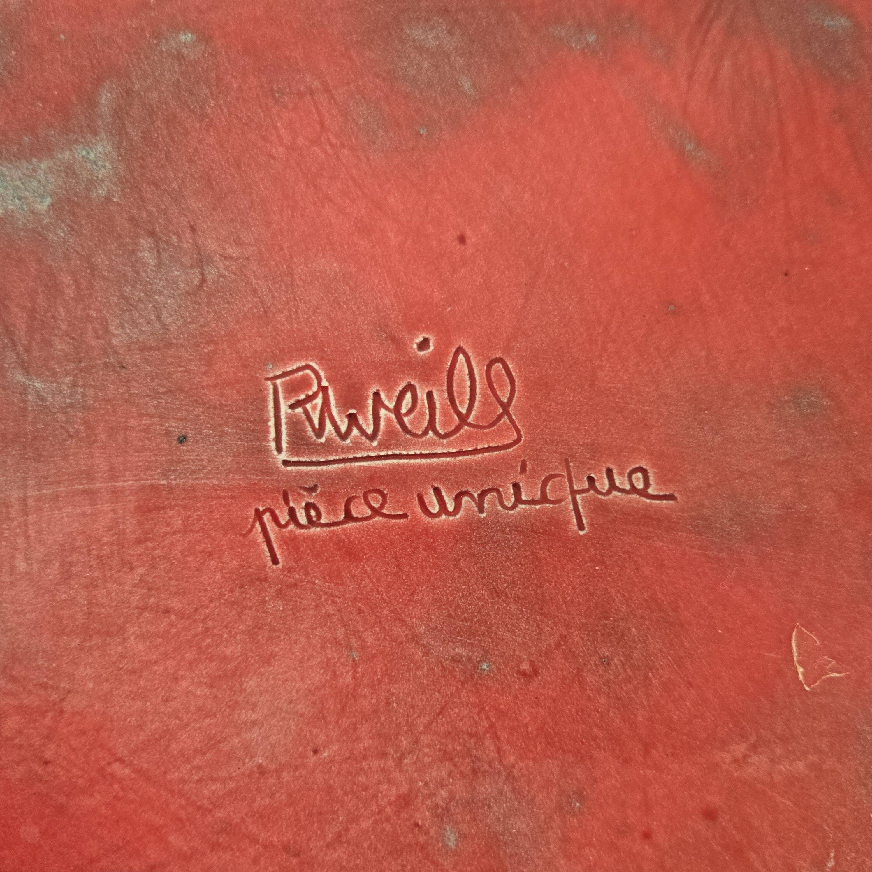 Vintage 1960s R. Weill ceramic bowl