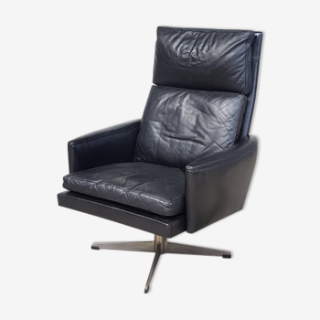 Fauteuil noir 60/70