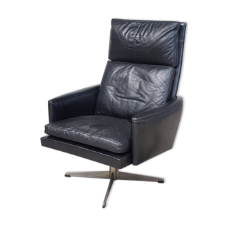 Fauteuil noir 60/70