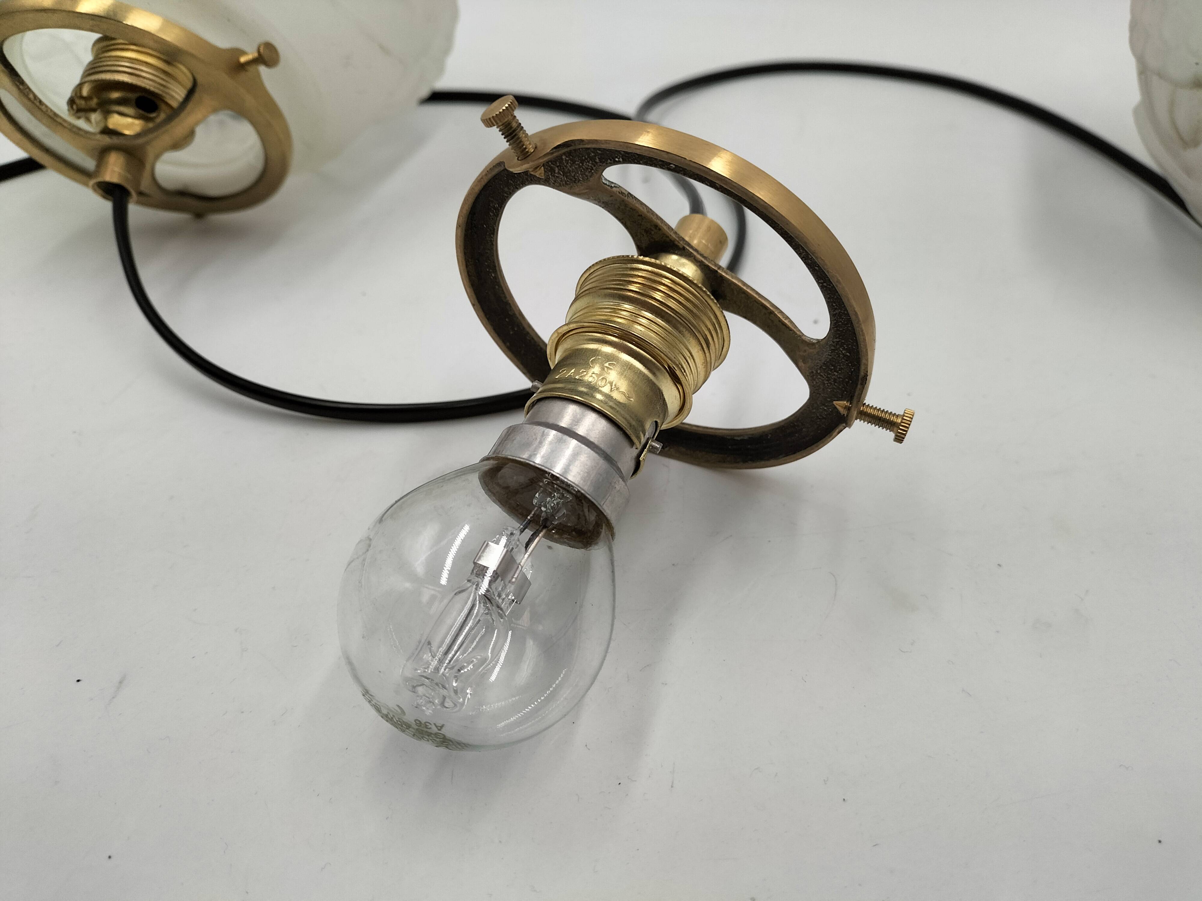 Glass ball pendants