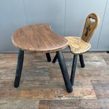 “Child” desk and chair – brutalist art