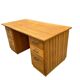 Bureau de direction vintage en chêne clair