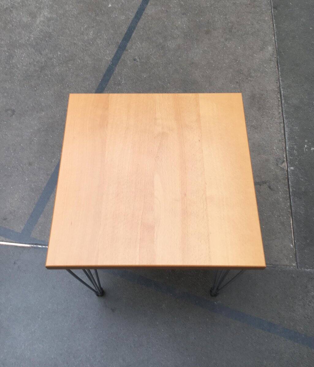 Vintage side table with hairpin legs from Denmark by Pin Age.