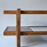 ceramic and glass coffee table