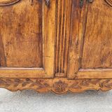 Wardrobe 2 doors Louis XV walnut of the XlX th siecle