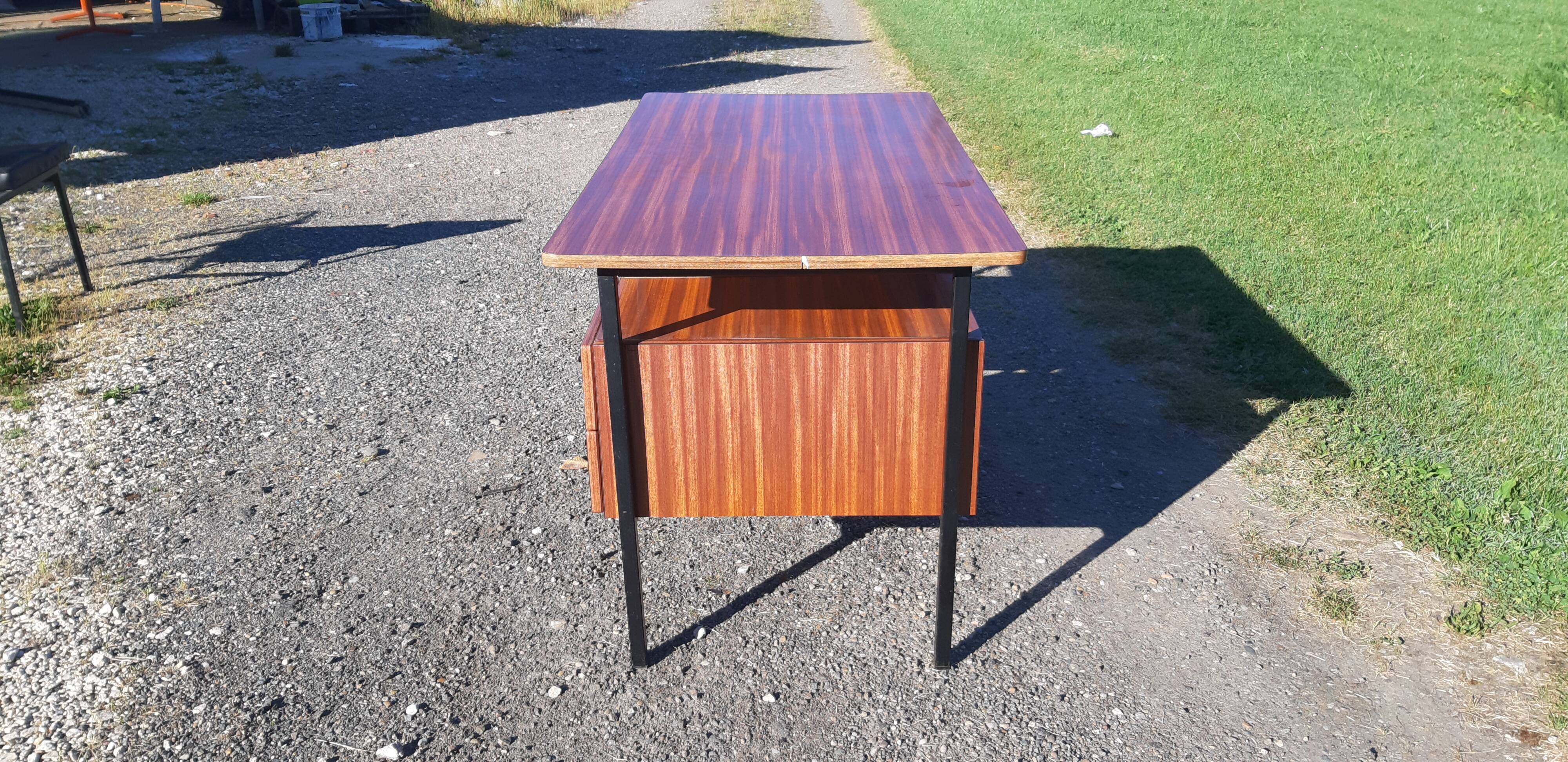 Vintage office of the 60s metal and formica