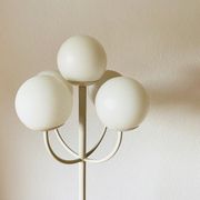 Lampadaire blanc Kaiser, Allemagne, années 1960