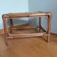 Wicker rattan end table
