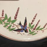 Plat à decor d’oiseaux