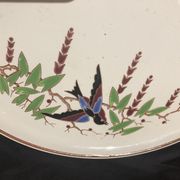 Large dish with decoration of birds