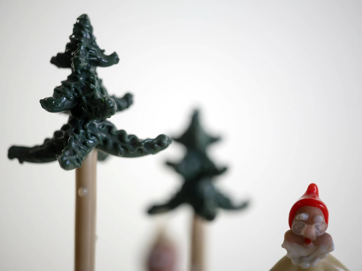 Vintage Glass Figurine Set, Jaroslav Brychta, 1930s–1940s