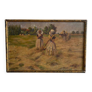 Huile sur toile par Geffroy