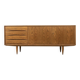 Vintage oak sideboard by Bydgoskie Fabryki Mebli, 1960, Poland