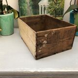 Old wooden box, industrial
