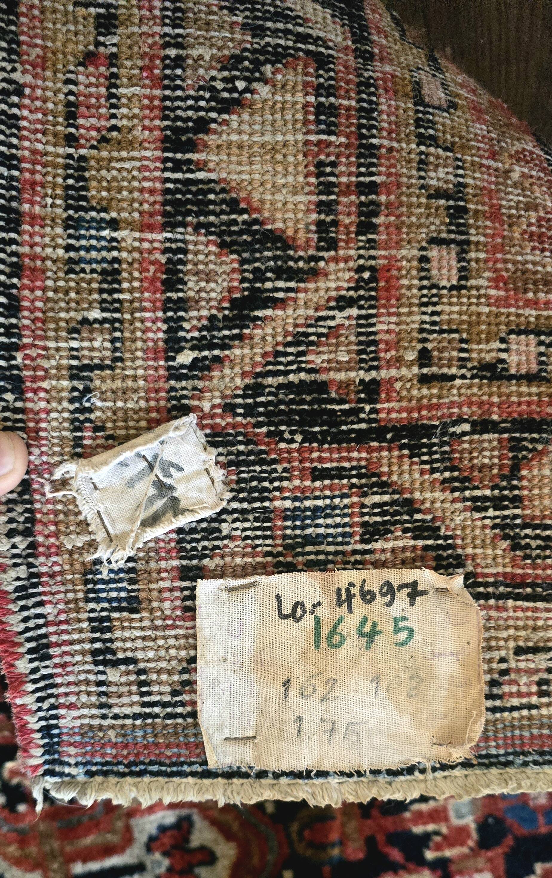 Handmade Persian wool rug – Heriz / Bakhtiari – 163 x 108 cm