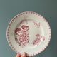 Set of 4 flat plates "Vega" U&C Sarreguemines