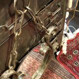 Massive wrought iron mirror  50x80cm