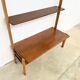 Wall system William Watting for Scanflex in teak and beech — 1960