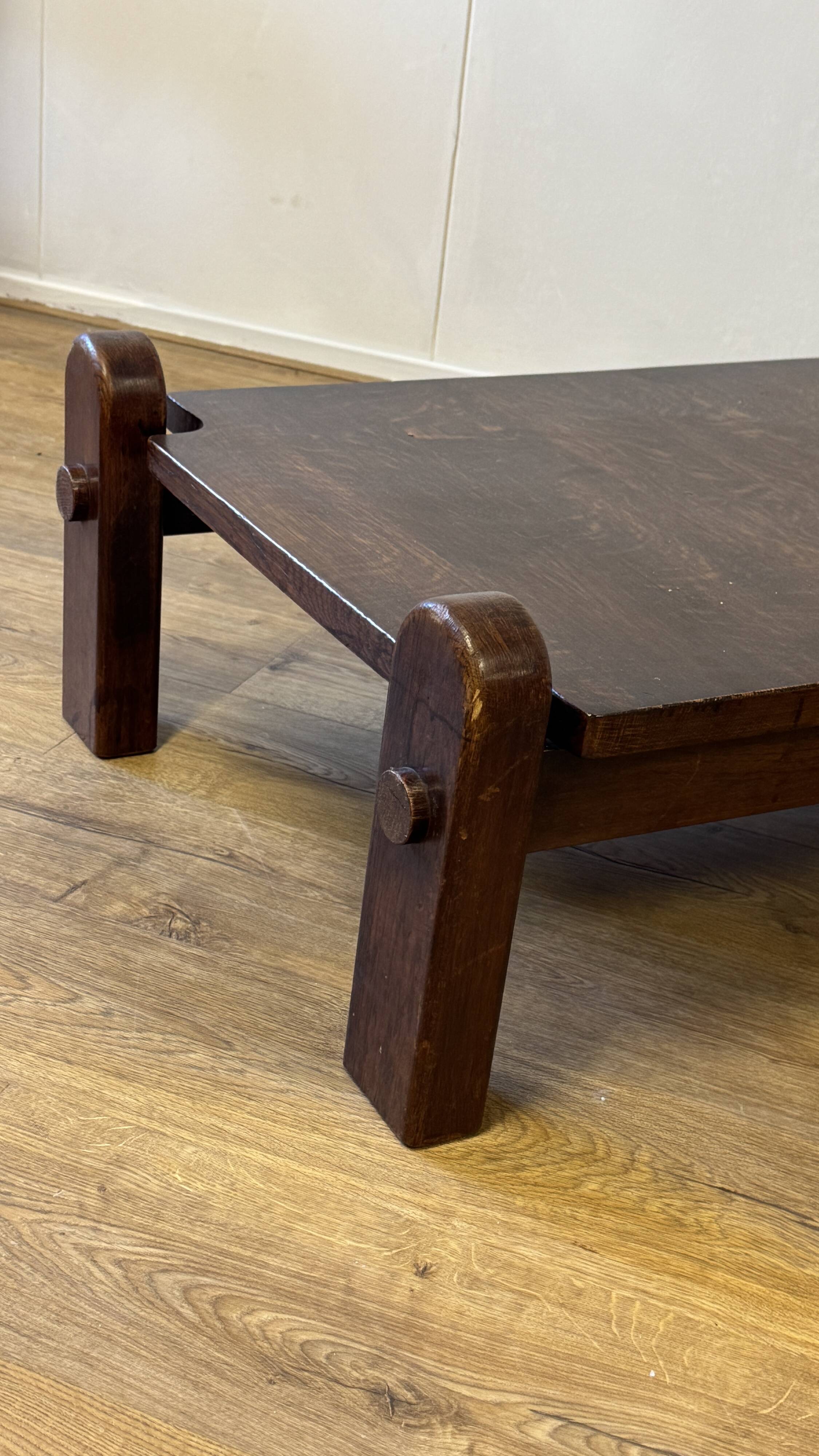 Vintage brutalist coffee table