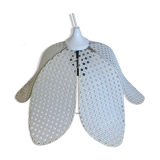 Vintage canine rattan hanging