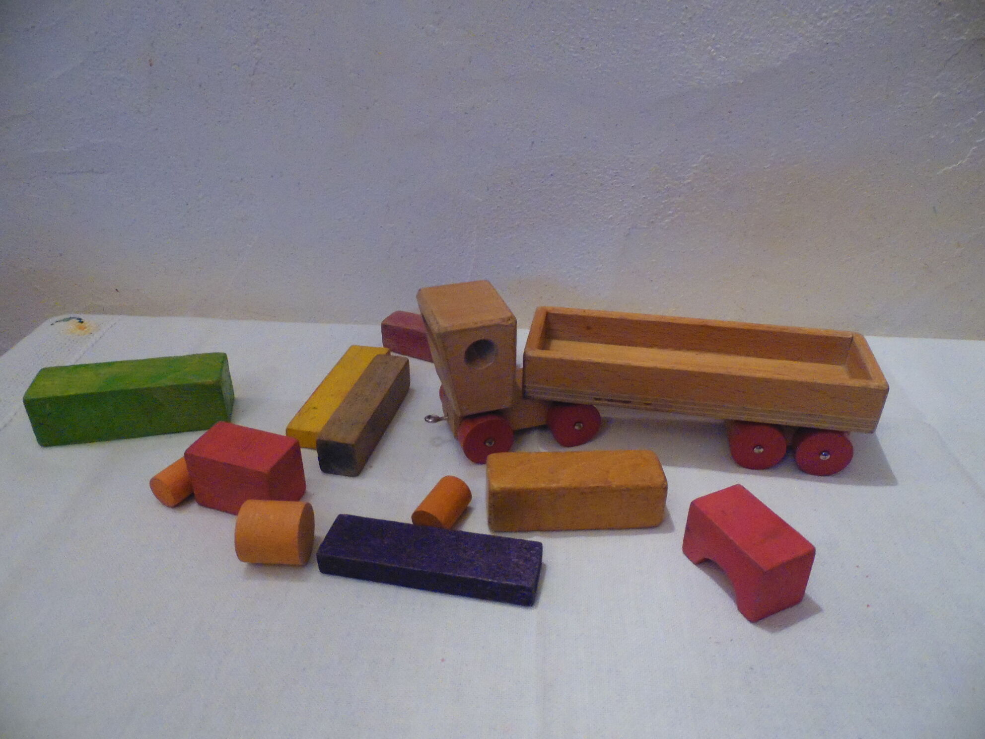 Wooden truck and its load