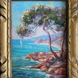 Table HSP Mediterranean Marine Signed around 1950