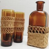 Vintage glass/carafe service