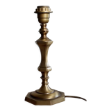 Pied de lampe en laiton