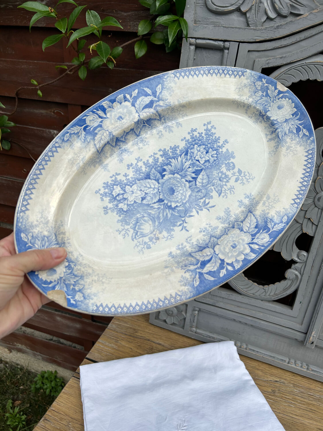 U&C Sarreguemines Vegetable Dish