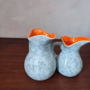 Pair of ceramic pitchers