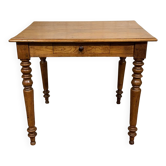 Table desk in fir and poplar from the early 20th century.