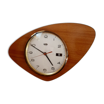 Vintage formica freeform Odo clock