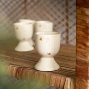 Set of 4 egg cups "Apolline"