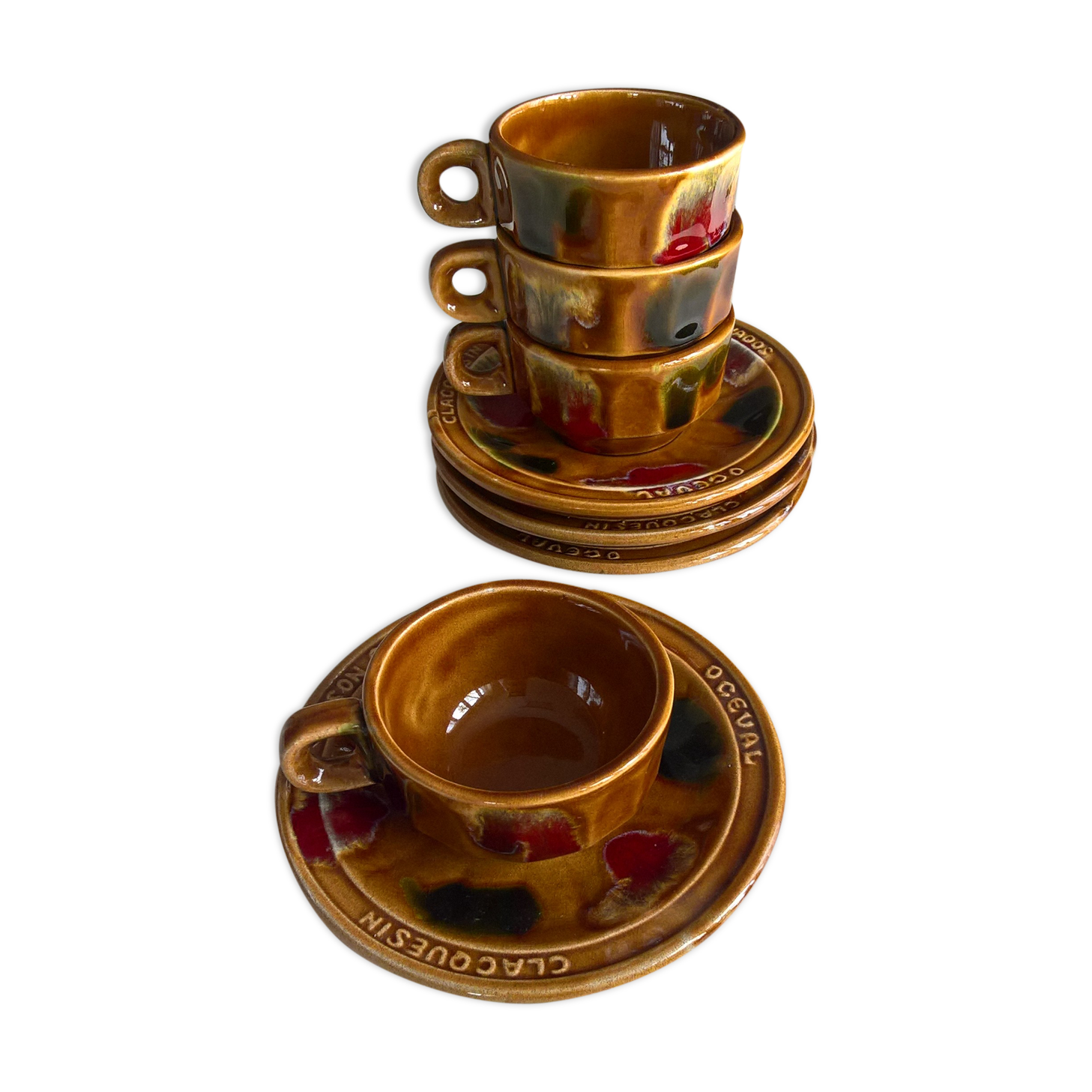 4 coffee cups bistro