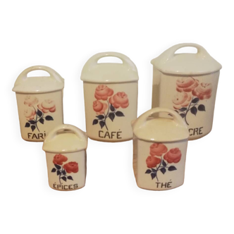Set of 5 pots