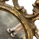Vintage gold baroque mirror / wall mirror