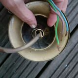 Vintage Art Nouveau style pendant light