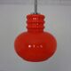 Glass ceiling lamp from Peill & Putzler, 1960s