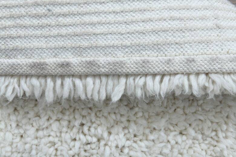 Vintage mohair tulu shaggy rug 91 x 152 cm