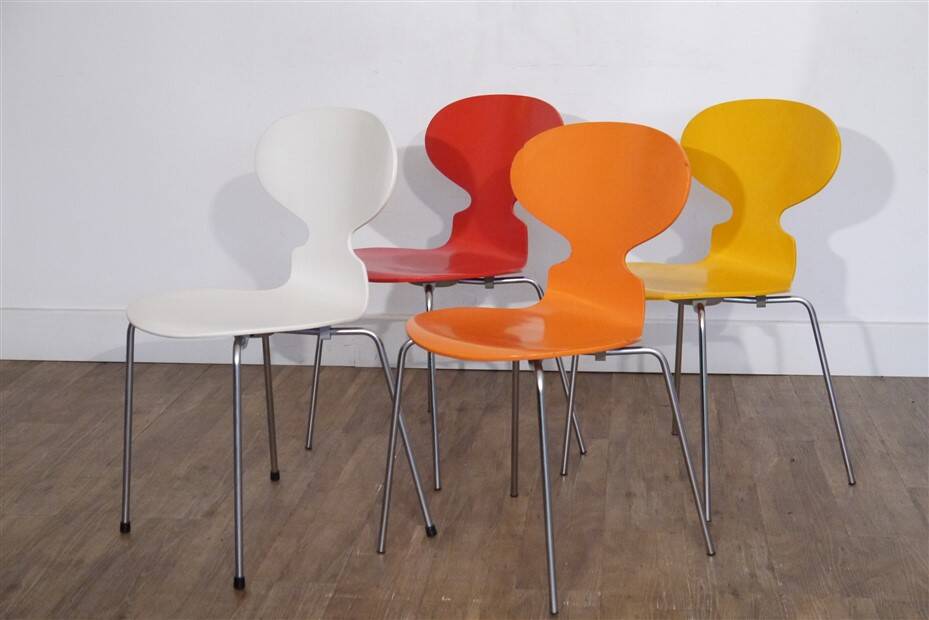"Ant" chairs by Arne Jacobsen for Fritz Hansen 1970