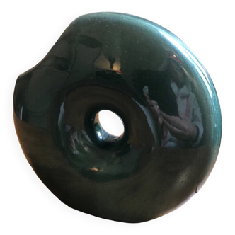 Cracked snail vase