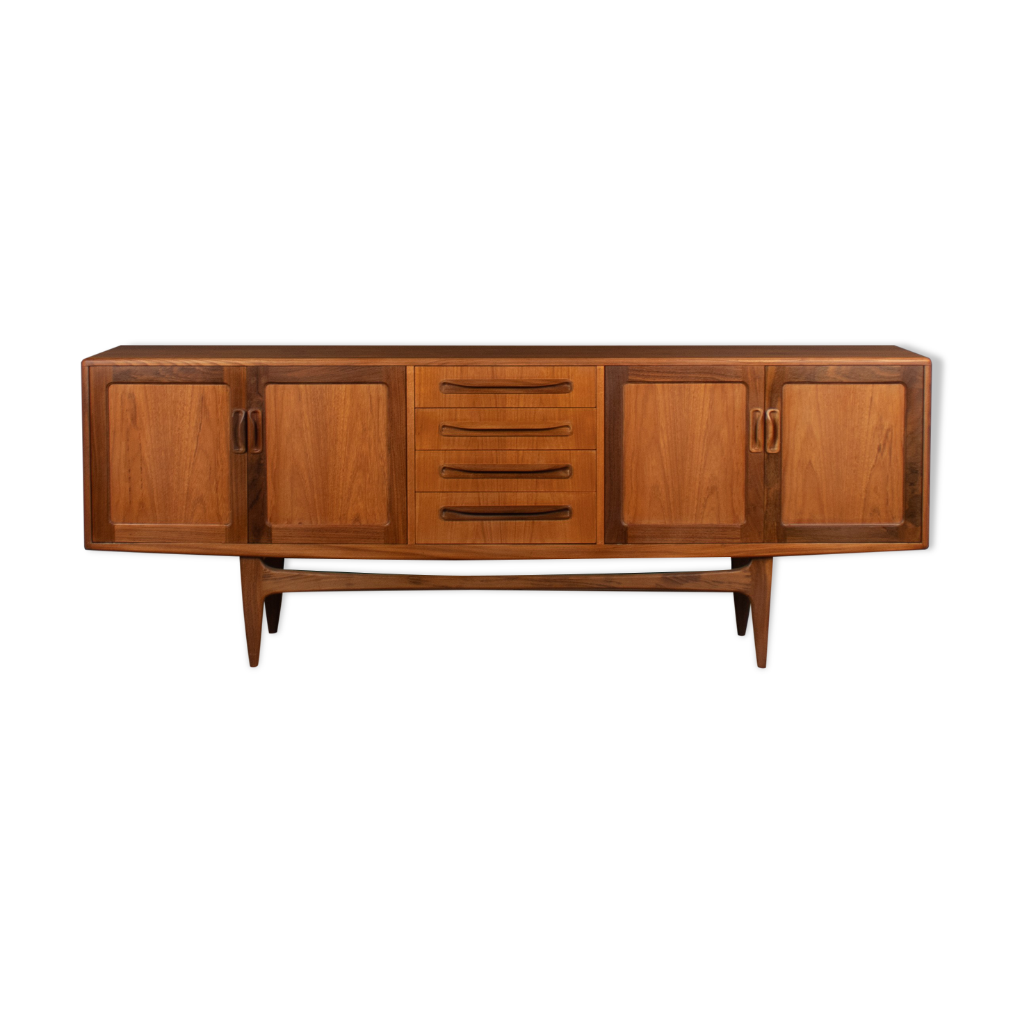 Long Restored Teak Retro 1960s G Plan Fresco Long John Mid Century Sideboard