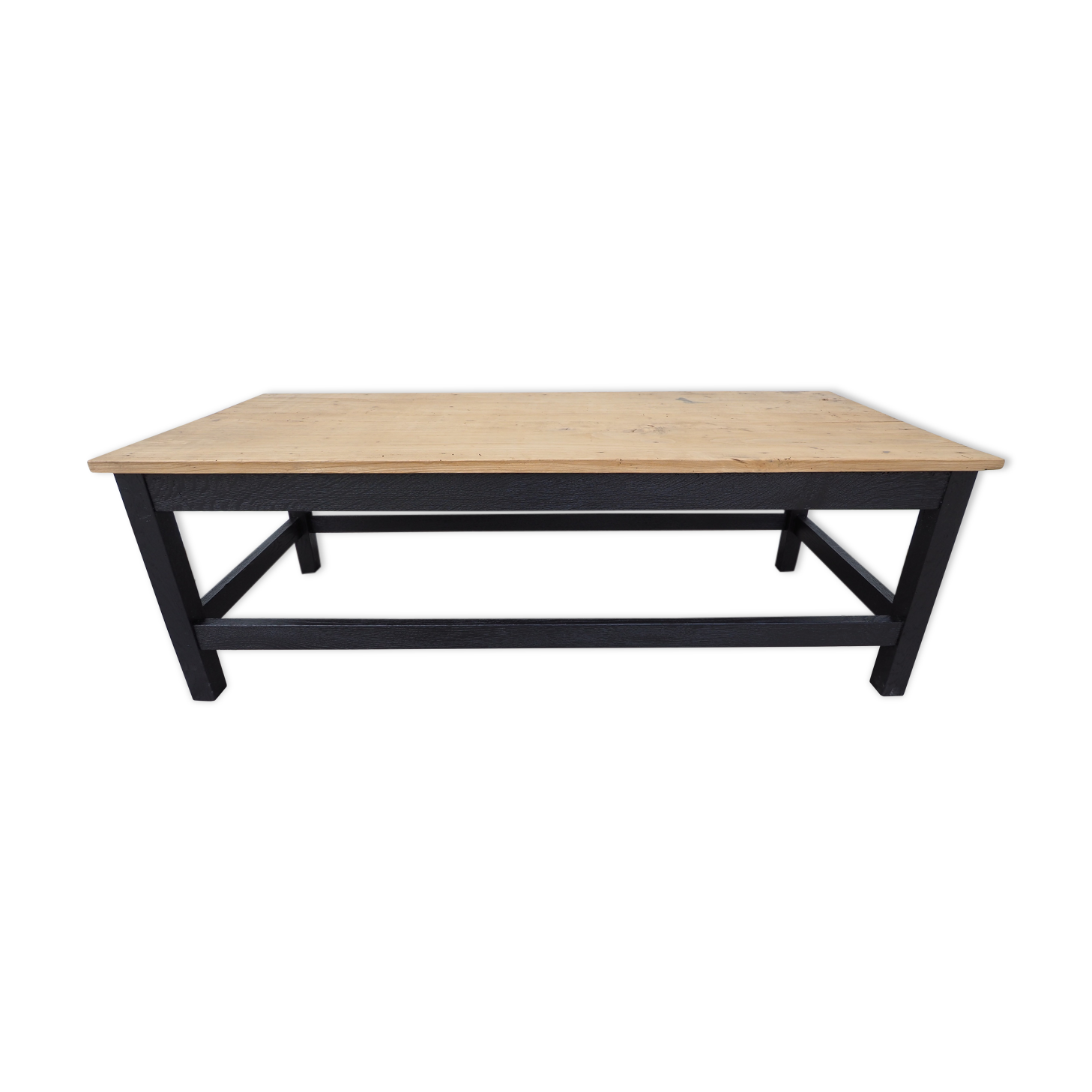 Oak and pine coffee table
