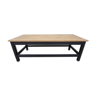 Oak and pine coffee table