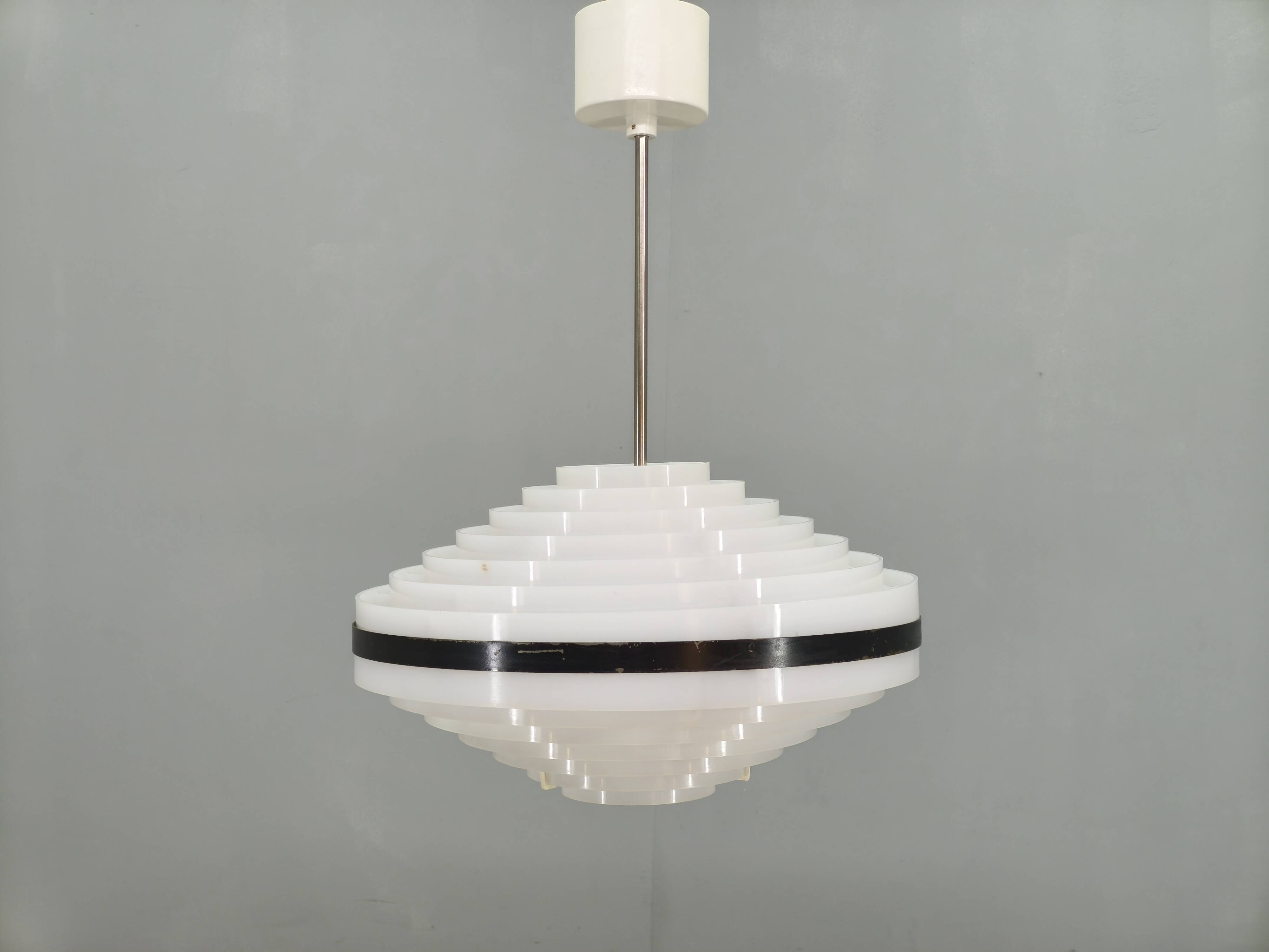 1960s Czechoslovak Space Age UFO Pendant Lamp